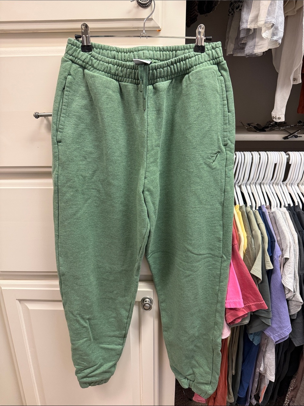 Gymshark Heavy Green Jogger Sweatpants